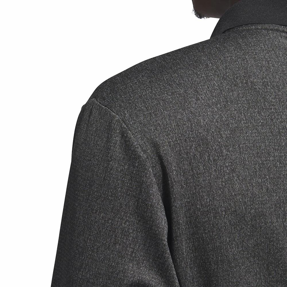Fresh Trend adidas Essentials Long Sleeve Polo Shirt - Black Melange