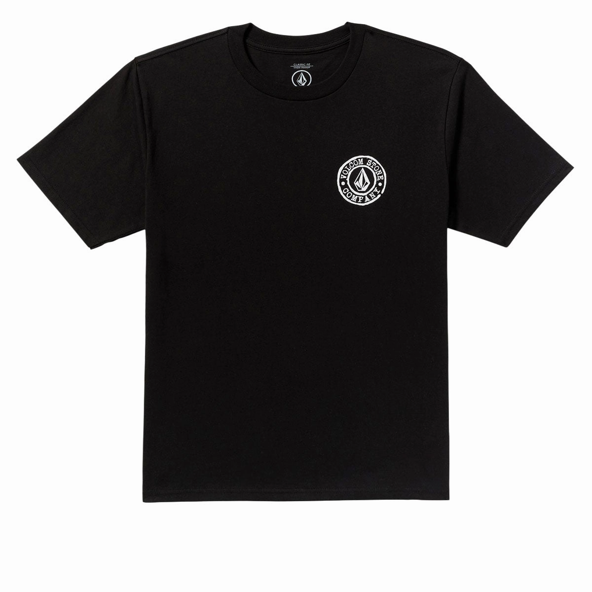 MoistureWickingFabric Volcom Logo Stamp T-Shirt - Black
