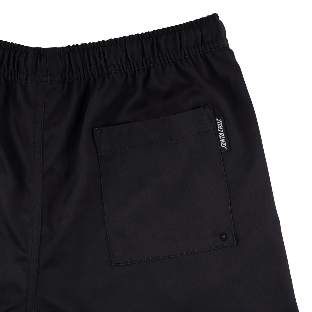 Warm design Santa Cruz Screaming Cabana Pull On Boardshorts - Black