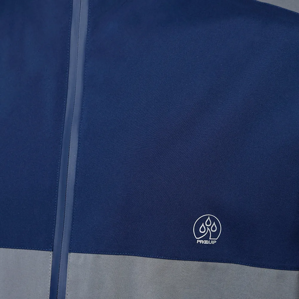 City Commuter ProQuip Windermere Waterproof Jacket - Navy/Grey