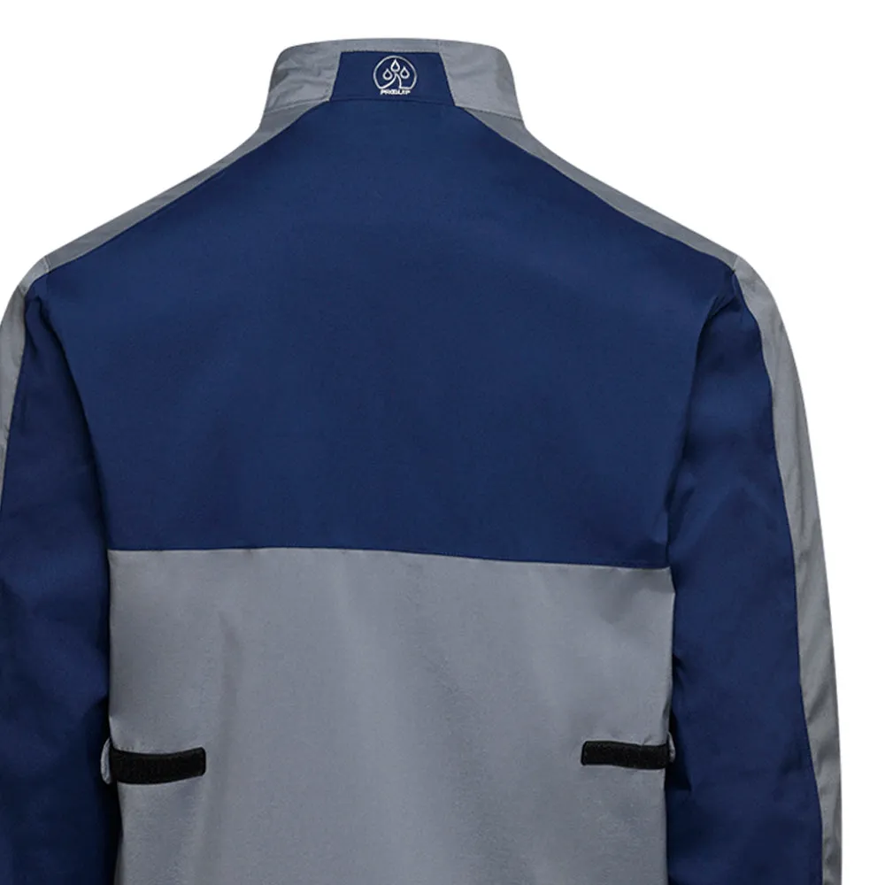 Flex Fit Fabric BondedSeams ProQuip Windermere Waterproof Jacket - Navy/Grey