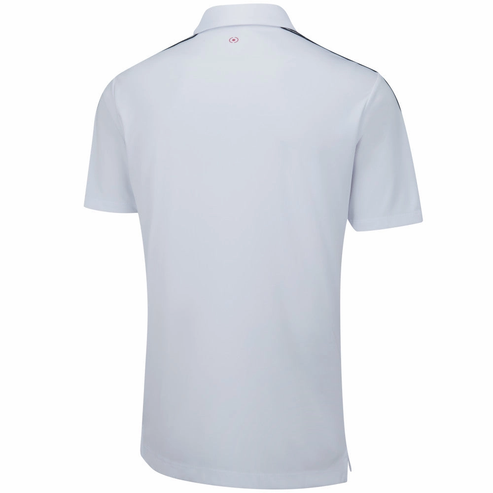 Recommended Ping Inver Polo Shirt - White/Navy Multi