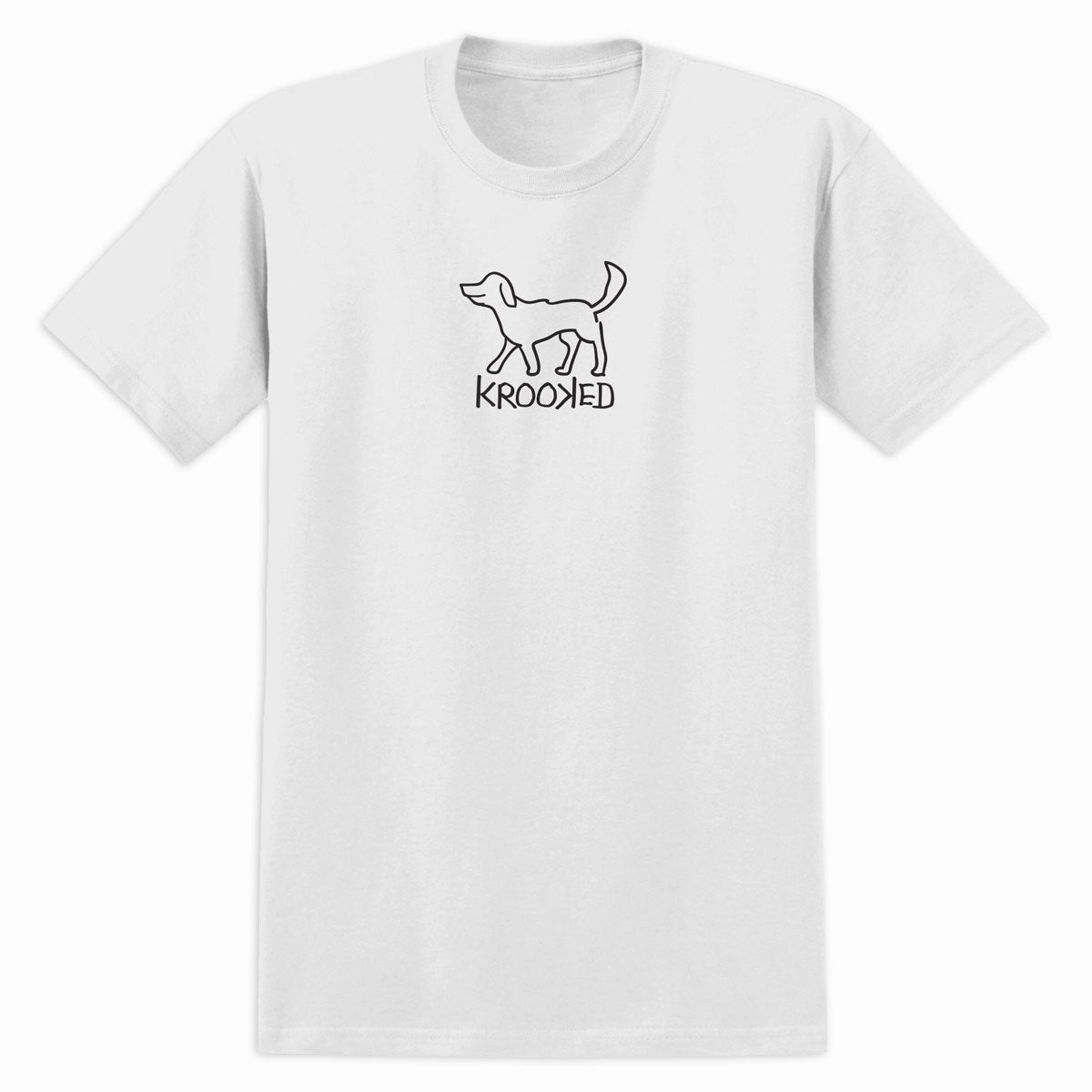 Travel Wear Krooked El Perro T-Shirt - White/Black