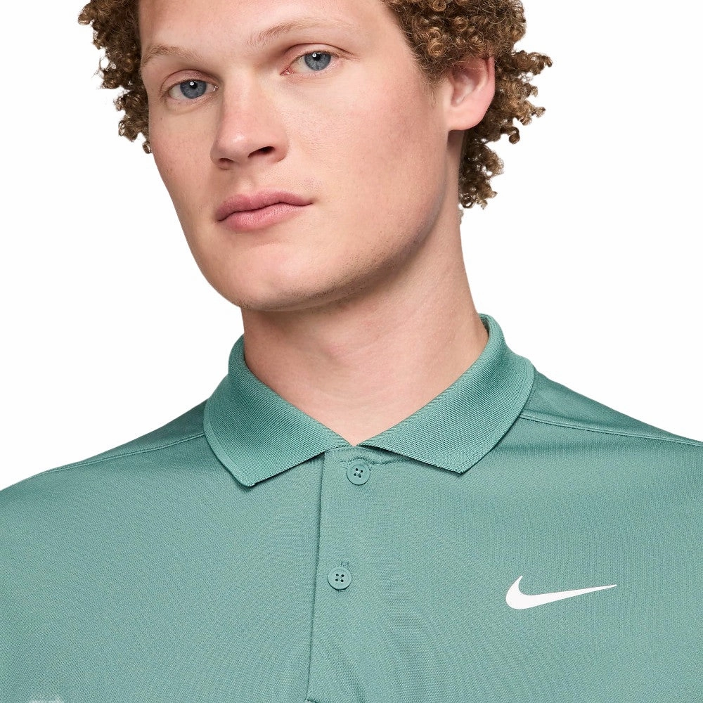 Nike Dri-FIT Victory Solid Polo Shirt - Bicoastal/White Essential Layer Casual Comfort Fit