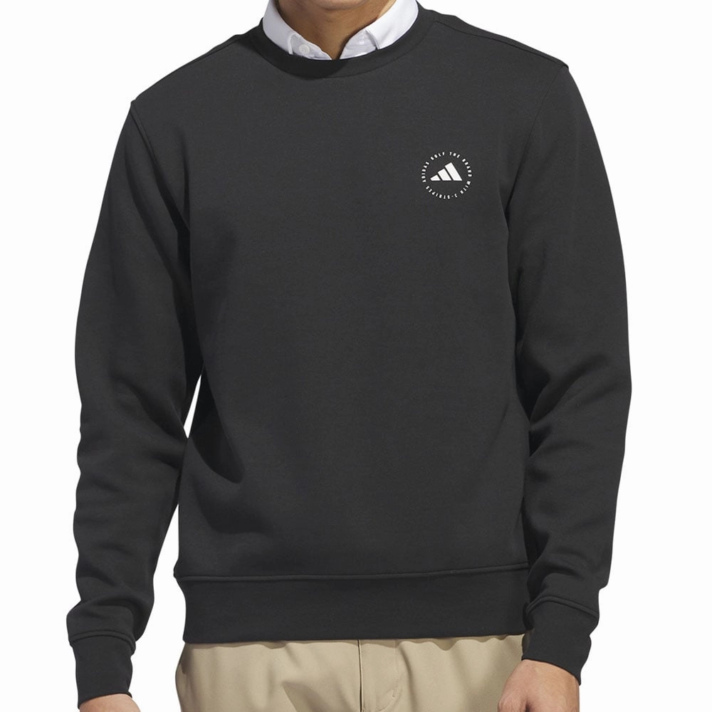 Chic Hoodie adidas Core Crew Neck Pullover - Black