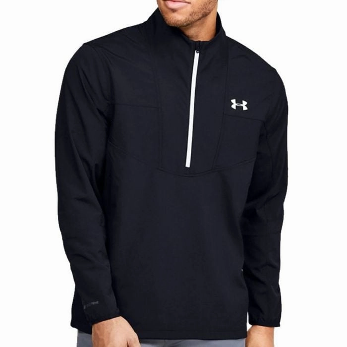 Under Armour Storm Windstrike 1/2 Zip - Black Adjustable product running suitable speed