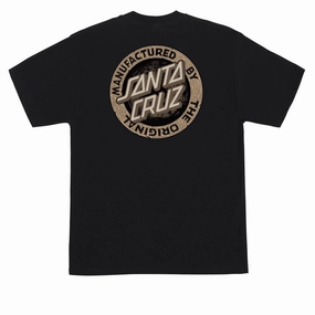 Santa Cruz Carved MFG T-Shirt - Black 2025 Fashionable Option