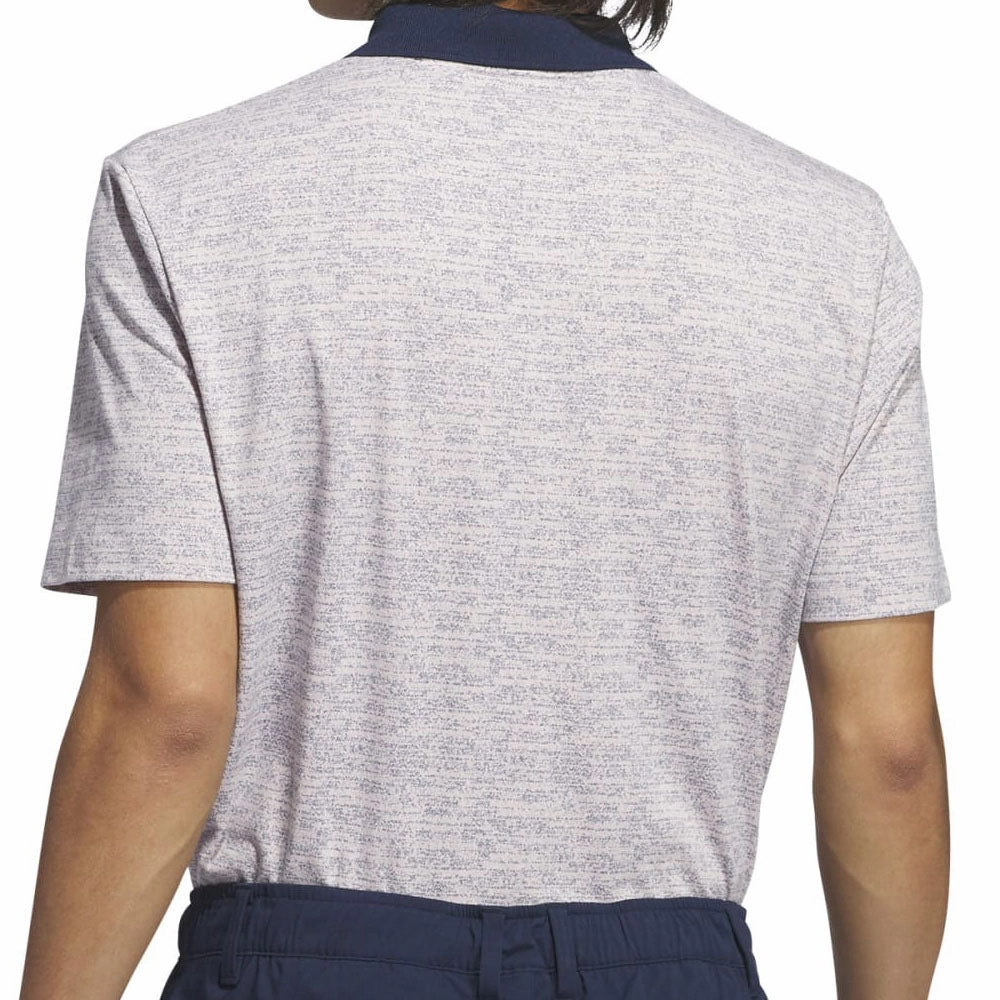 Casual Chic Wear Fashionable Layer adidas Go-To Printed Polo Shirt - Sandy Pink Mel
