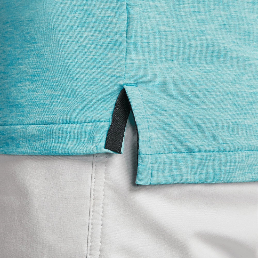 Low Environmental Impact MinimalistDesign Nike Dri-FIT Tour Polo Shirt - Teal Nebula/Black
