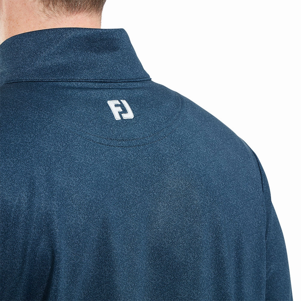FootJoy Speckle Print Chill-Out Pullover - Dark Denim Errand Ready Formal Casual