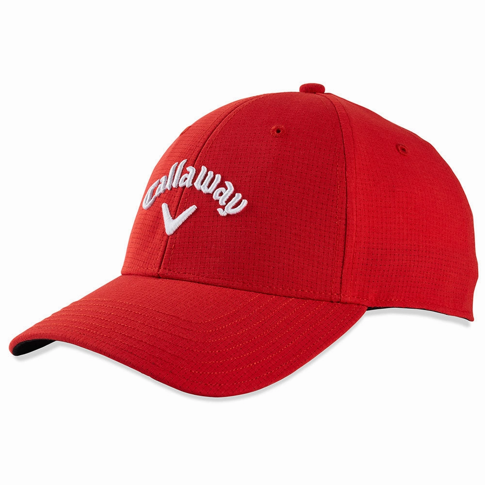 Callaway Stitch Magnet Golf Cap - Red Comfortable Wear