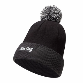 Nike Statement Reversible Beanie - Black Vintage Plaid Cotton Blend