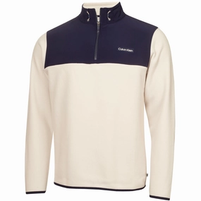 Calvin Klein Hybrid Polar Fleece - Sand Comfy Layers