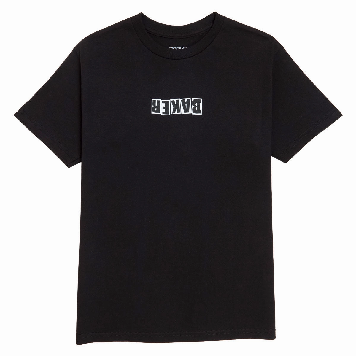 Street Smart Baker Upside Down T-Shirt - Black