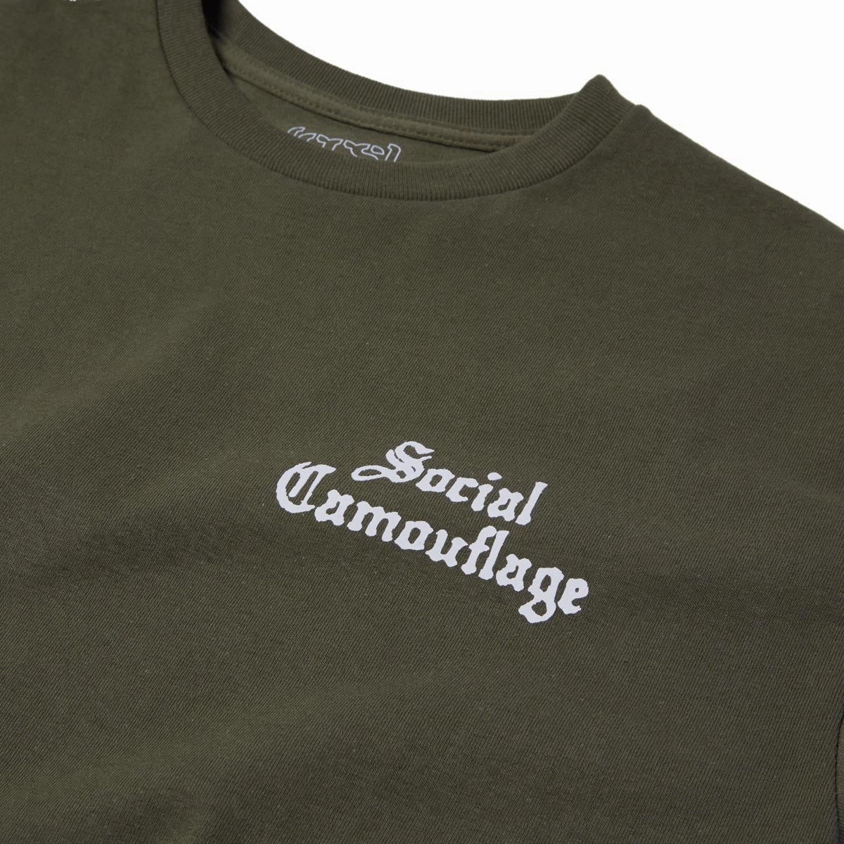 CCS Social Camouflage Party T-Shirt - Olive Floral Print AntiPillingTreatment