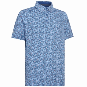 vacation wear Callaway Polaroid Confetti Polo Shirt - Galaxy Blue