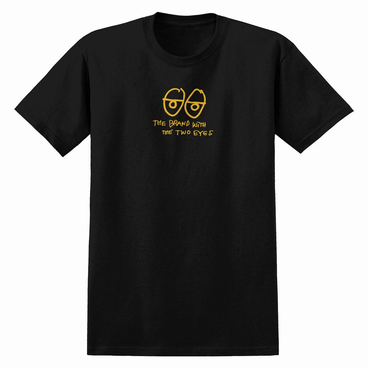 Krooked Two Eyes T-Shirt - Black/Yellow Casual Chic All Season Wear