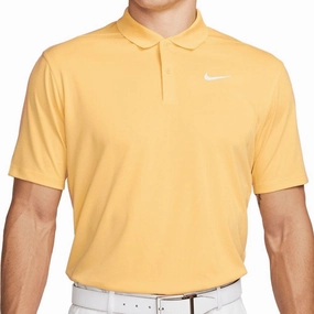 safe for skin Nike Dri-FIT Victory Polo Shirt - Topaz Gold/White