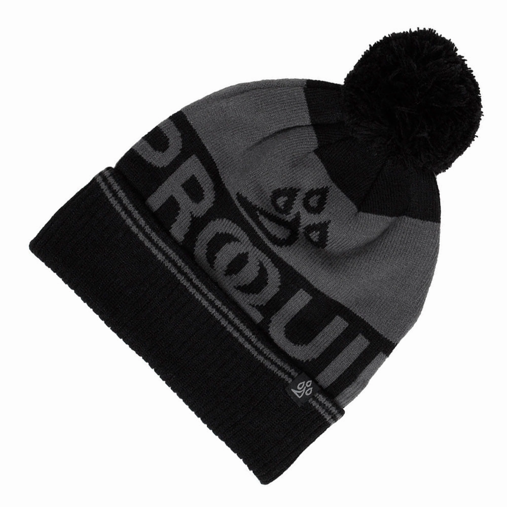 Airy Feel Brisk Days ProQuip Logo Bobble Hat - Black/Grey