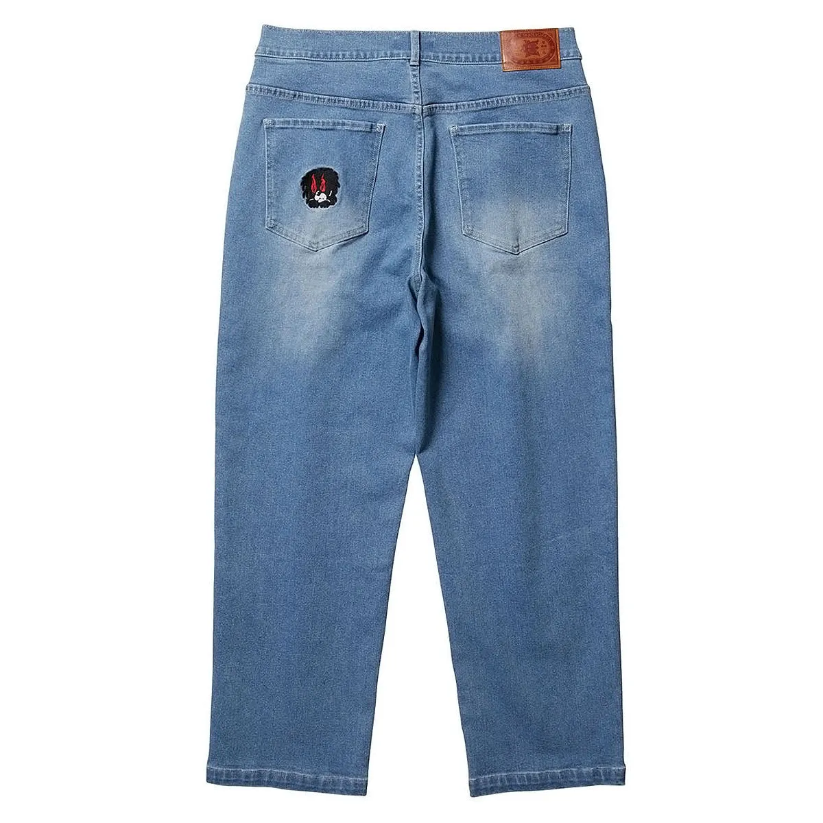 Evisen Eye Fire Jeans - Blue HighWaistSupport