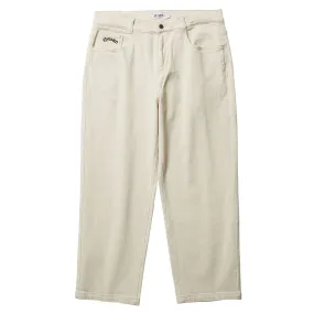 Wind Resistance Evisen Eye Fire Jeans - Ecru