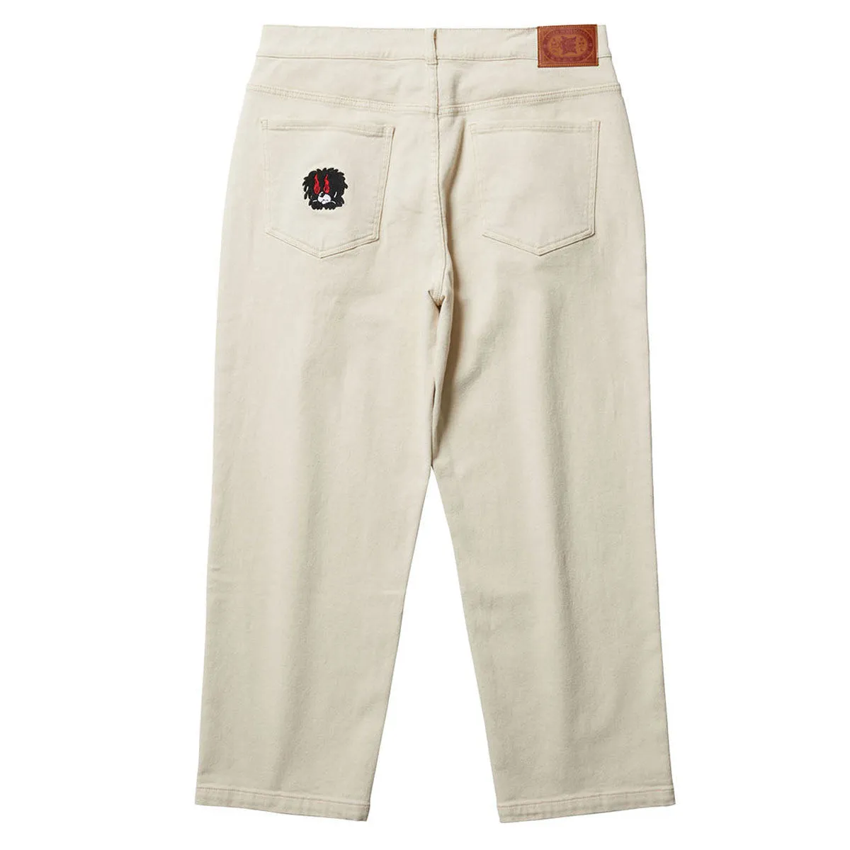 High Mobility Breathable Style Evisen Eye Fire Jeans - Ecru