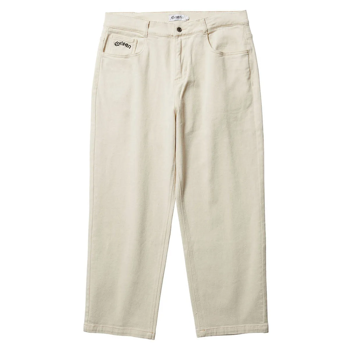 Wind Resistance Evisen Eye Fire Jeans - Ecru