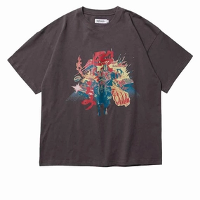 Evisen Nagurikomi T-Shirt - Charcoal FlexibleCollarOptions