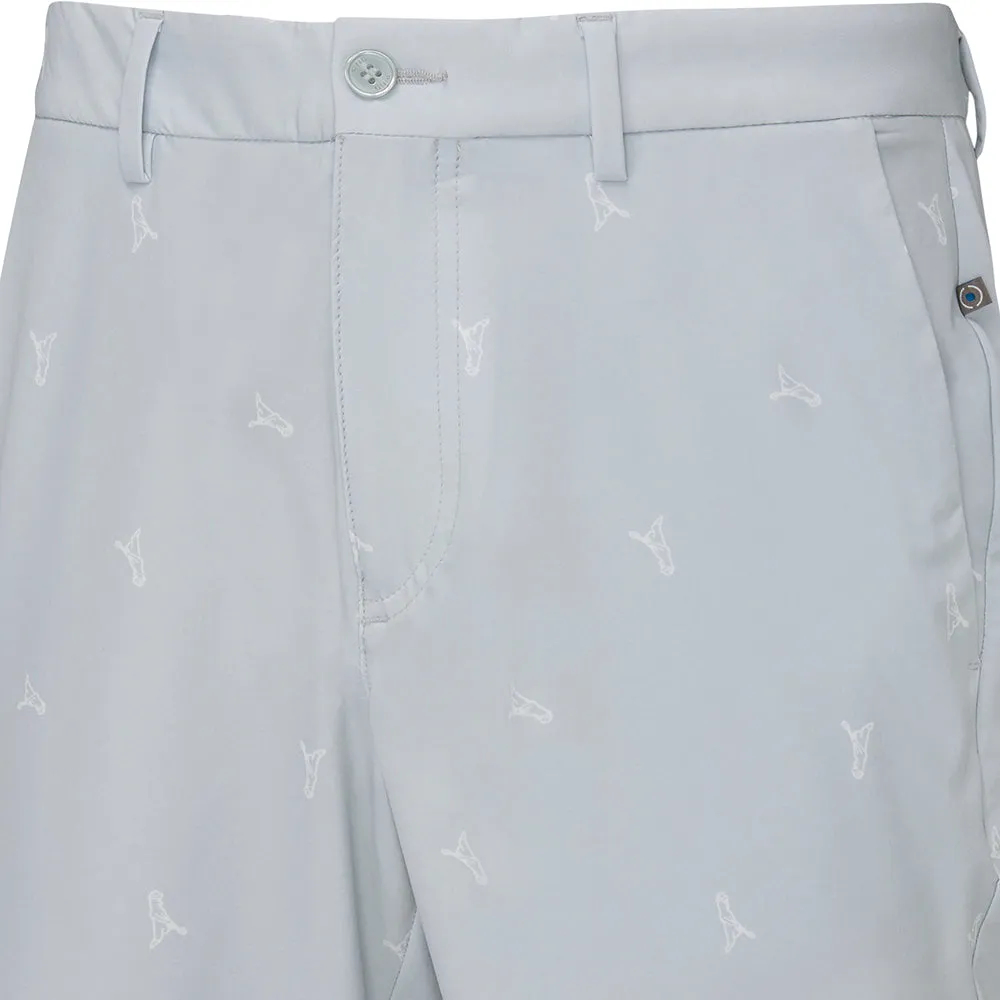 Low Profile Zipper Ping Swift SensorCool Shorts - Pearl Grey/White