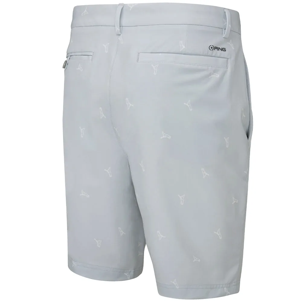Ping Swift SensorCool Shorts - Pearl Grey/White Compact Storage Feature Flame Retardant Coating