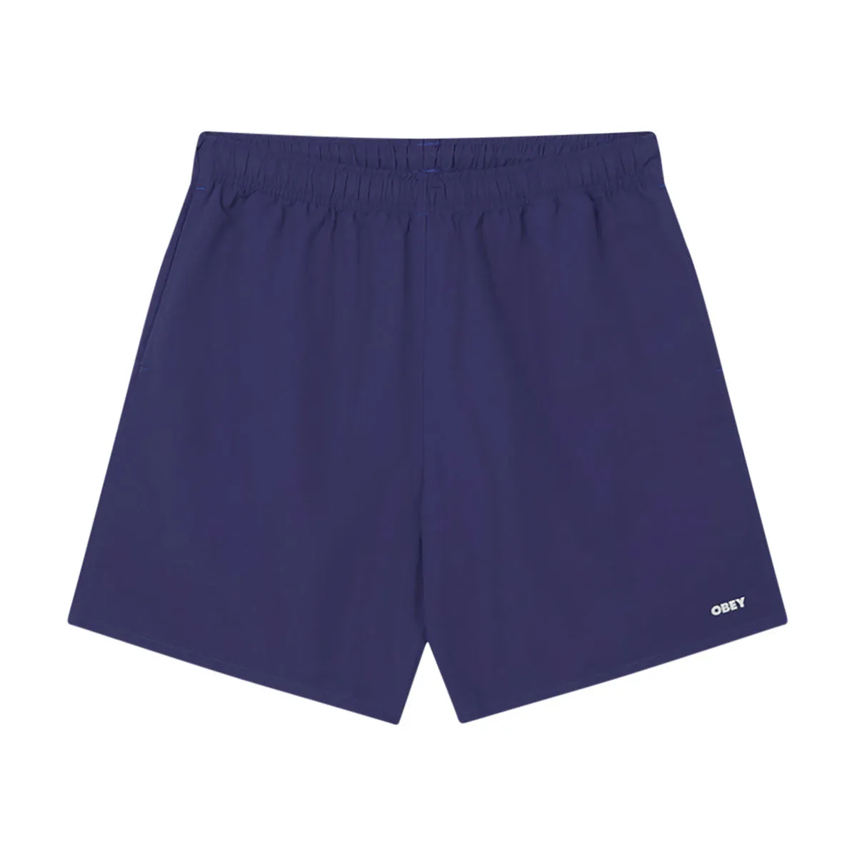 Obey Easy Bold Nylon Shorts - Skipper Blue Feminine Fit
