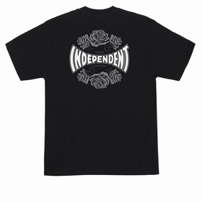 Independent Rose Span T-Shirt - Black Moisture Management