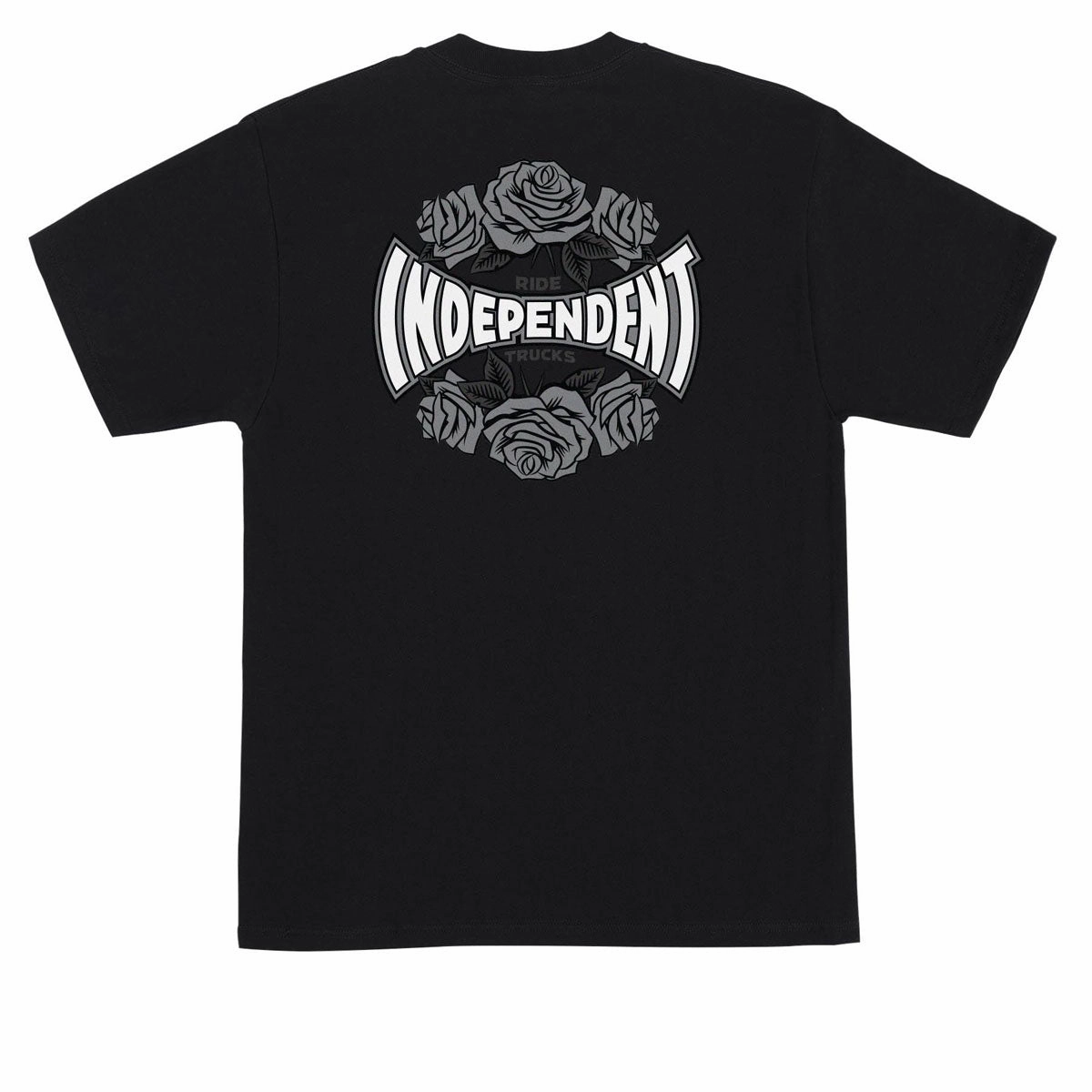 AntiStatic Properties Independent Rose Span T-Shirt - Black