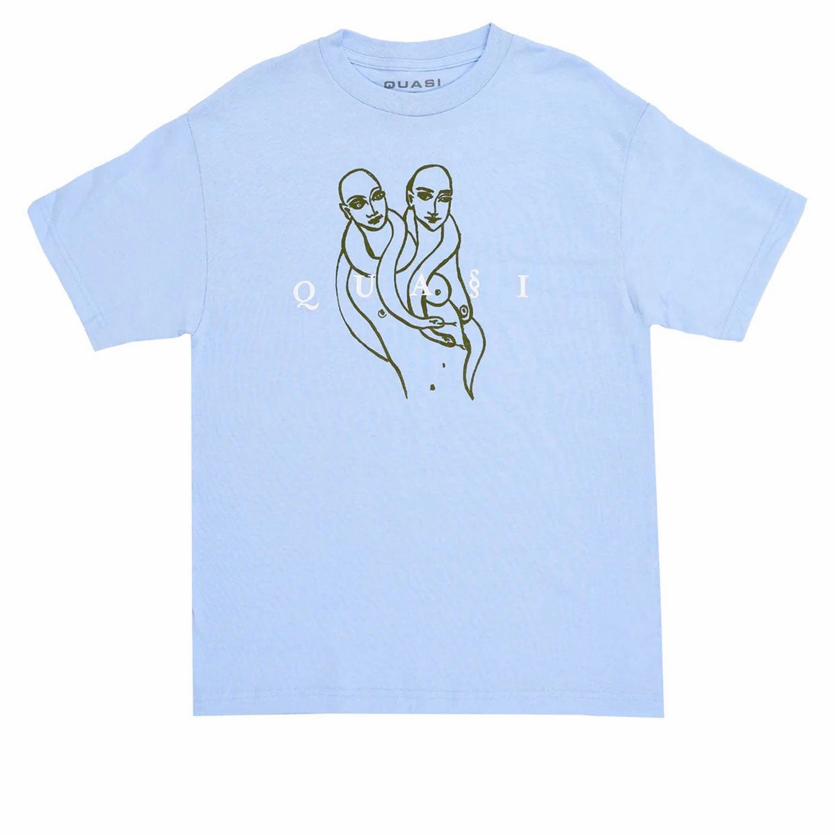 MinimalistStitching Quasi Genesis T-Shirt - Powder Blue