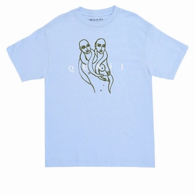 MinimalistStitching Quasi Genesis T-Shirt - Powder Blue