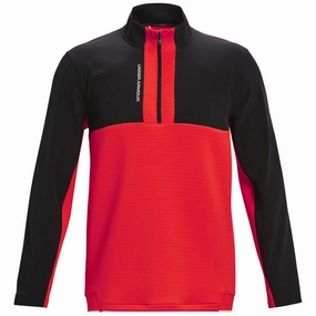 Under Armour Storm Daytona 1/2 Zip Sweater - Radio Red Basic Wear