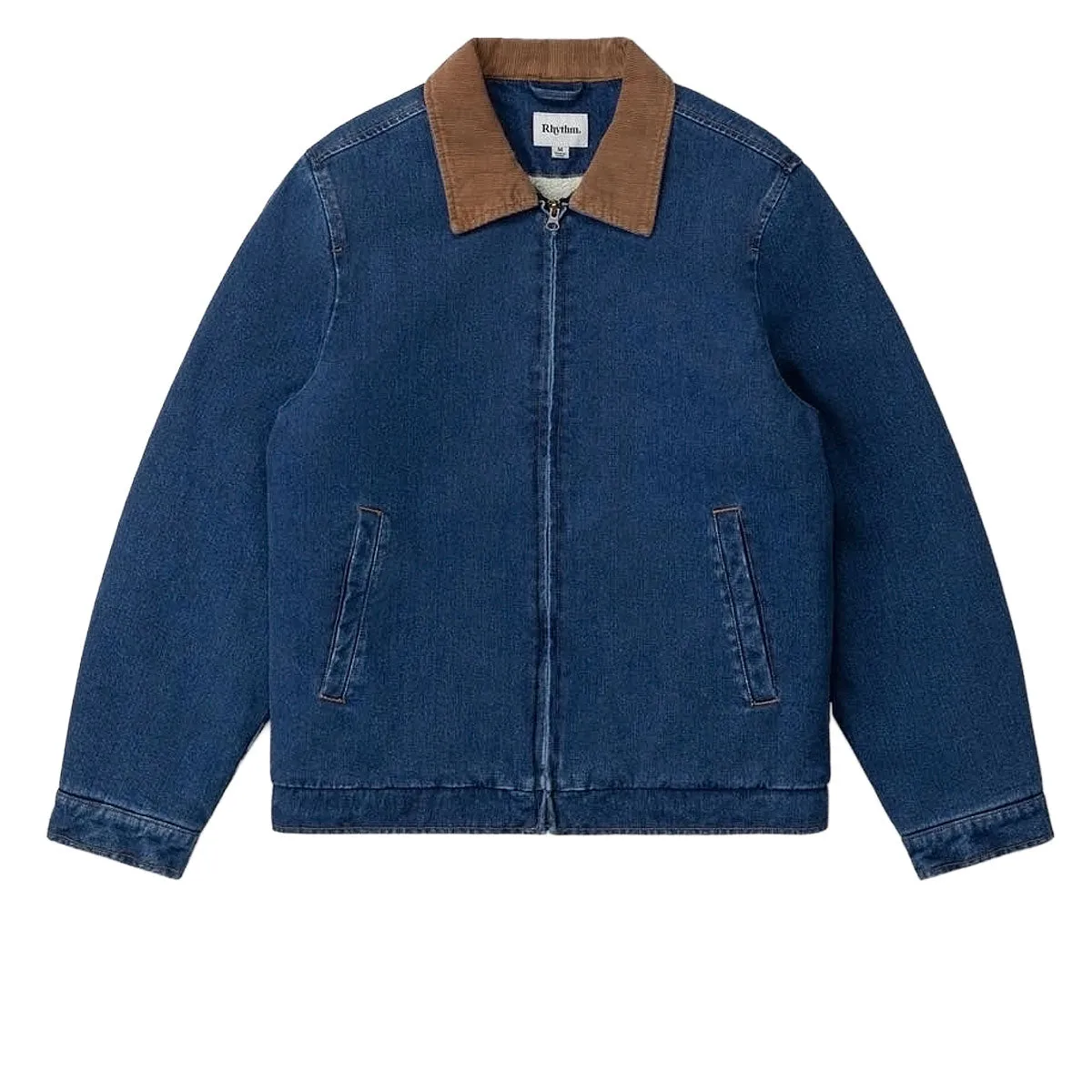 Rhythm Washed Denim James Jacket - Blue Wash Teflon coating