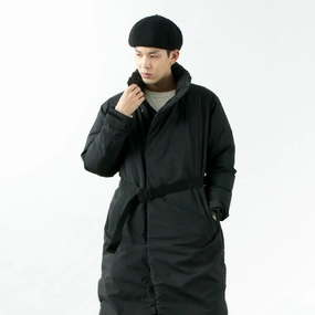 Soft Texture DoubleLayeredCuffs F/CE. / Stand Long Down Coat