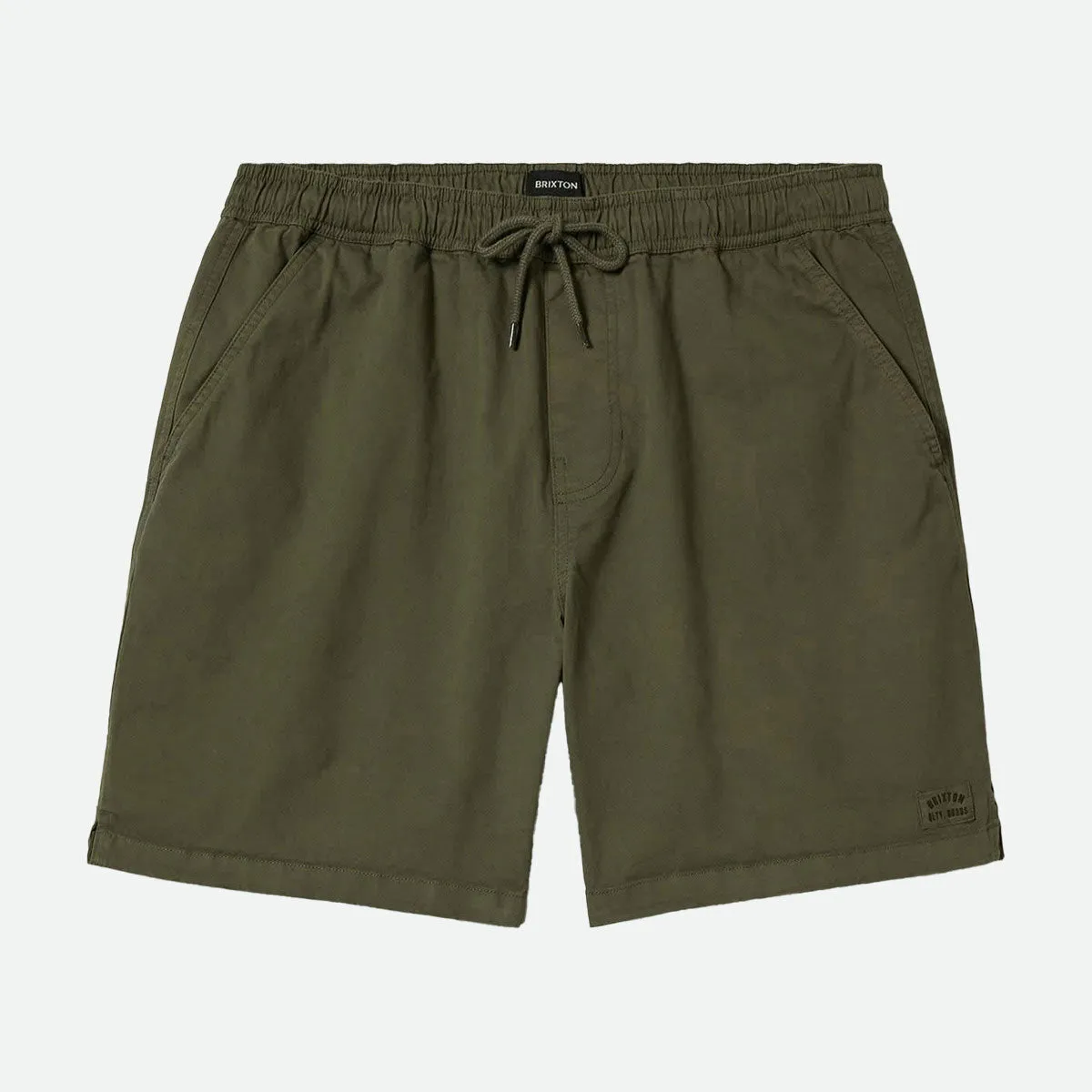 Tagless Labeling Brixton Everyday Vintage Wash Shorts - Washed Ivy Green