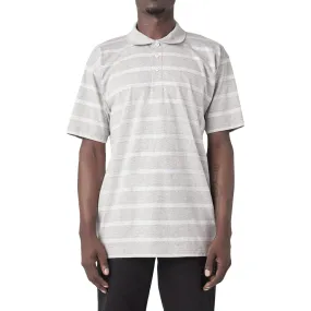 Premium Quality Dickies Skate Temp-IQ Christainburg Polo Shirt - Heather Grey Tri Stripe