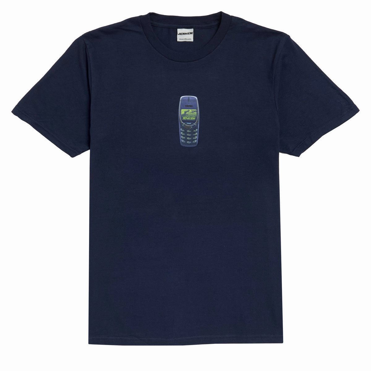 Jenkem Nokia T-Shirt - Dark Navy No Shrink Fabric