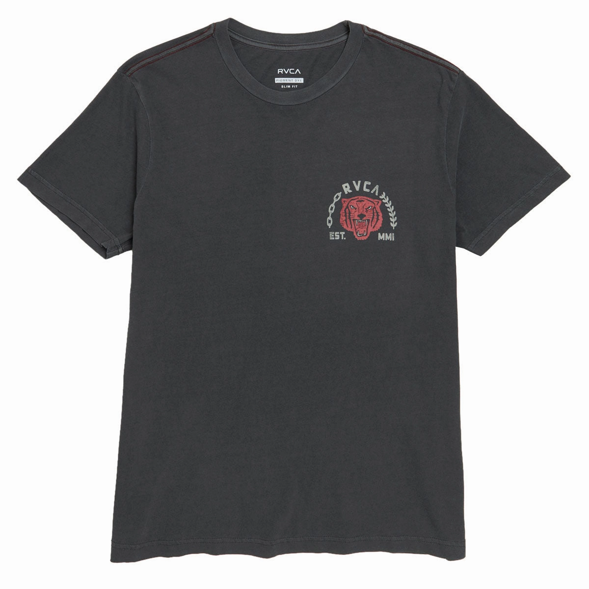 Long Lasting Color Outdoor Trend RVCA Squadron T-Shirt - Pirate Black