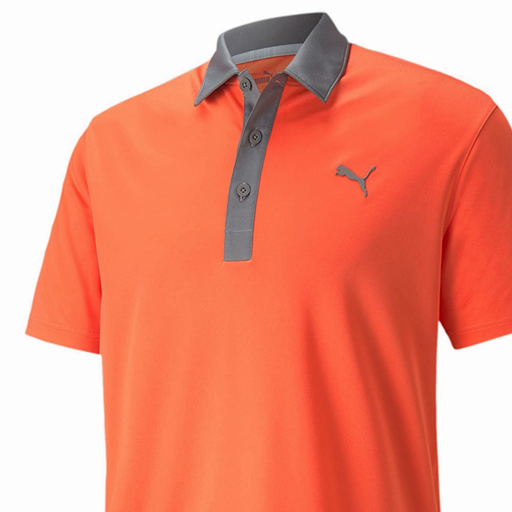 Puma Gamer Polo Shirt - Hot Coral/Quiet Shade Timeless Top regular but not boring