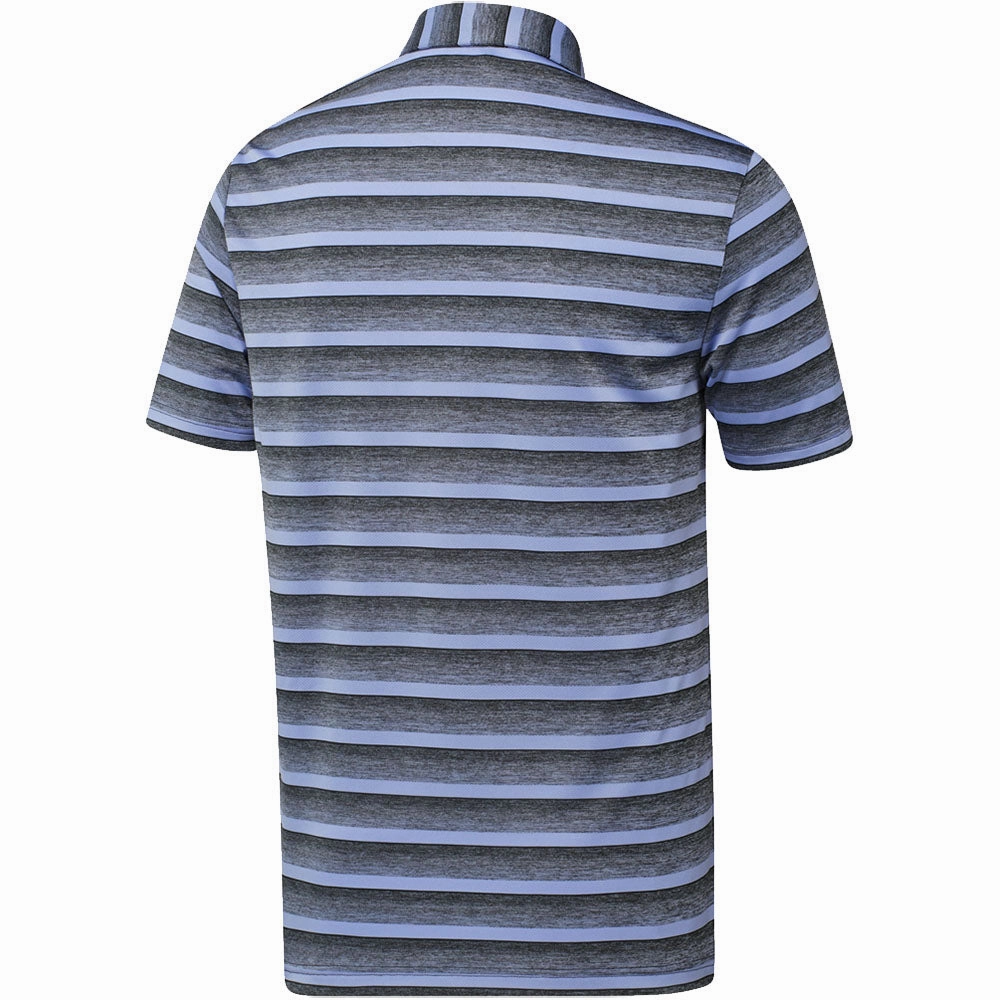 All-Day Wear adidas Two-Colour Stripe Polo Shirt - Black/Blue Spark