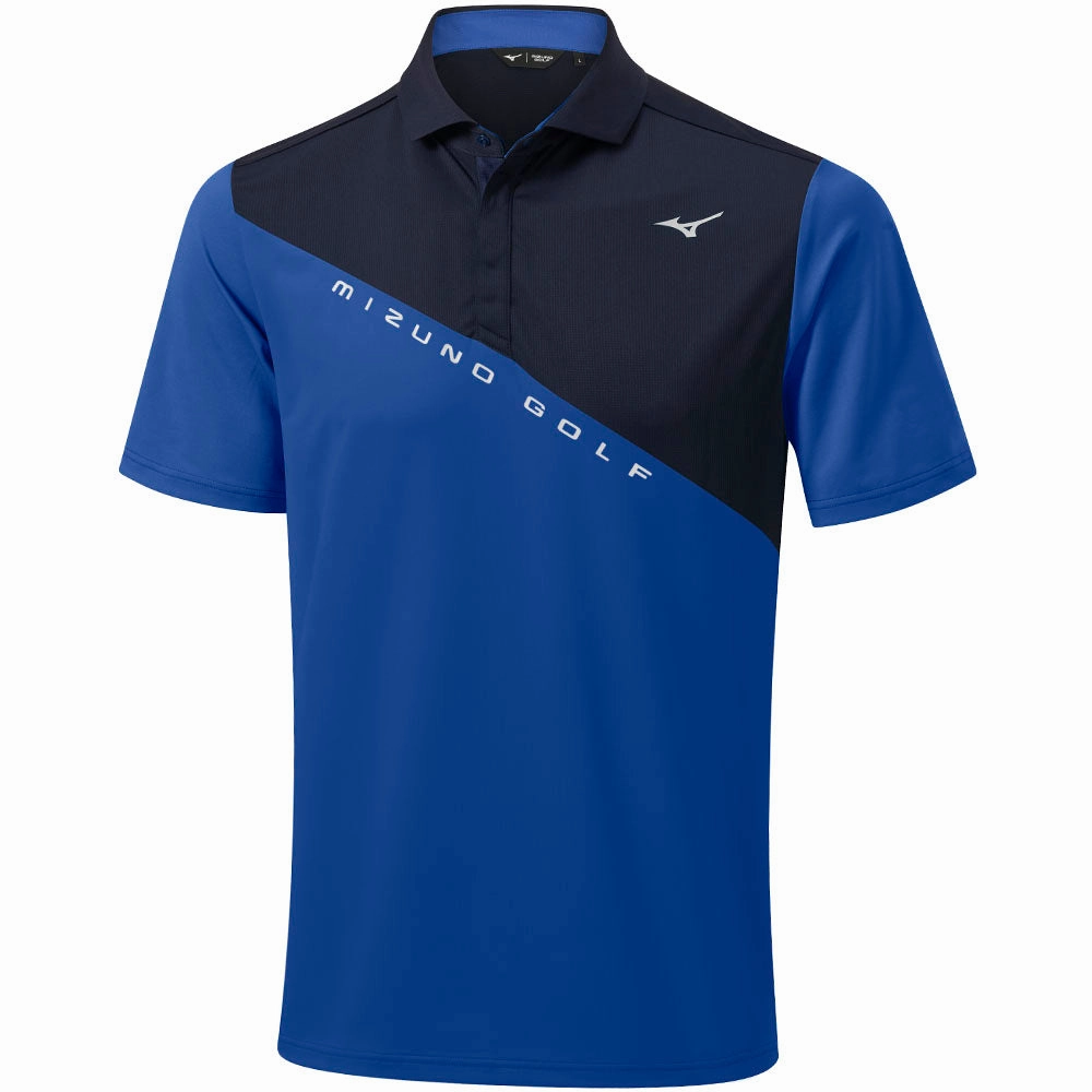 Mizuno Trace Polo Shirt - Blue Sleeveless freedom