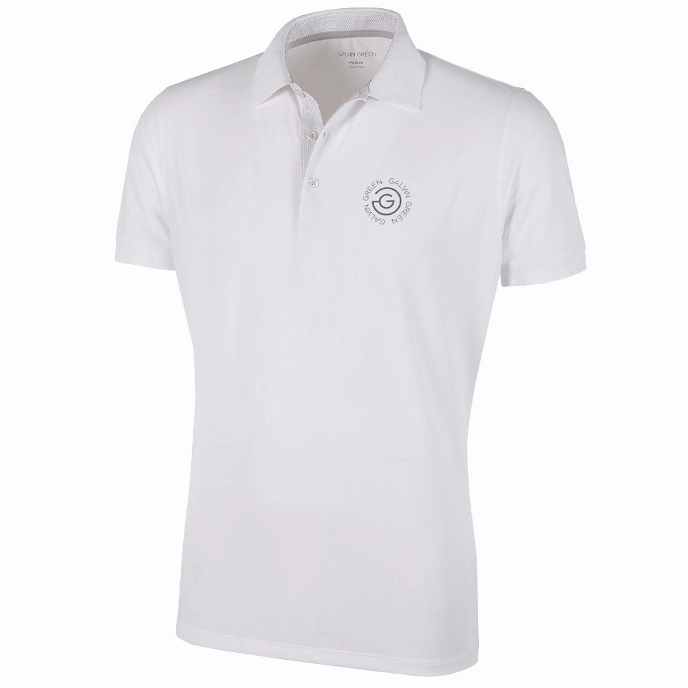 Quality Comfort All-Purpose Wear Galvin Green Max Tour Edition Polo Shirt - White