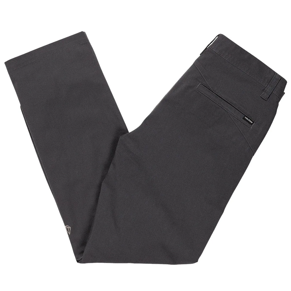 Volcom Frickin Modern Stretch Pants - Charcoal Comfortable Style AntiSnagZippers