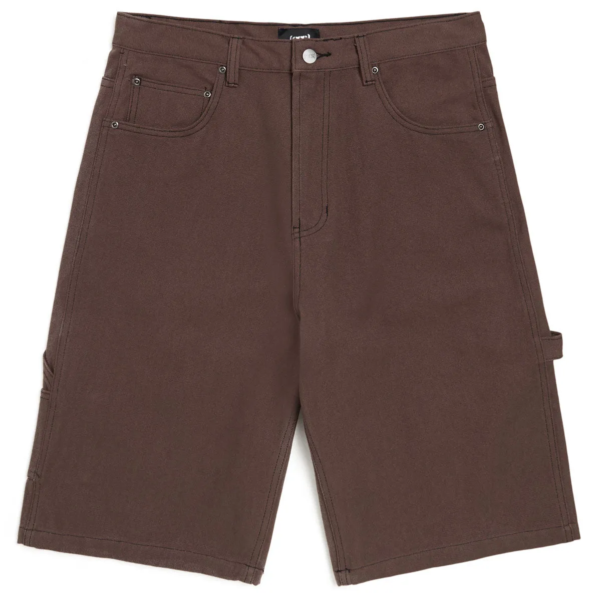 CCS Hammer Loop Canvas Shorts - Brown/Black Temperature Regulating Blend