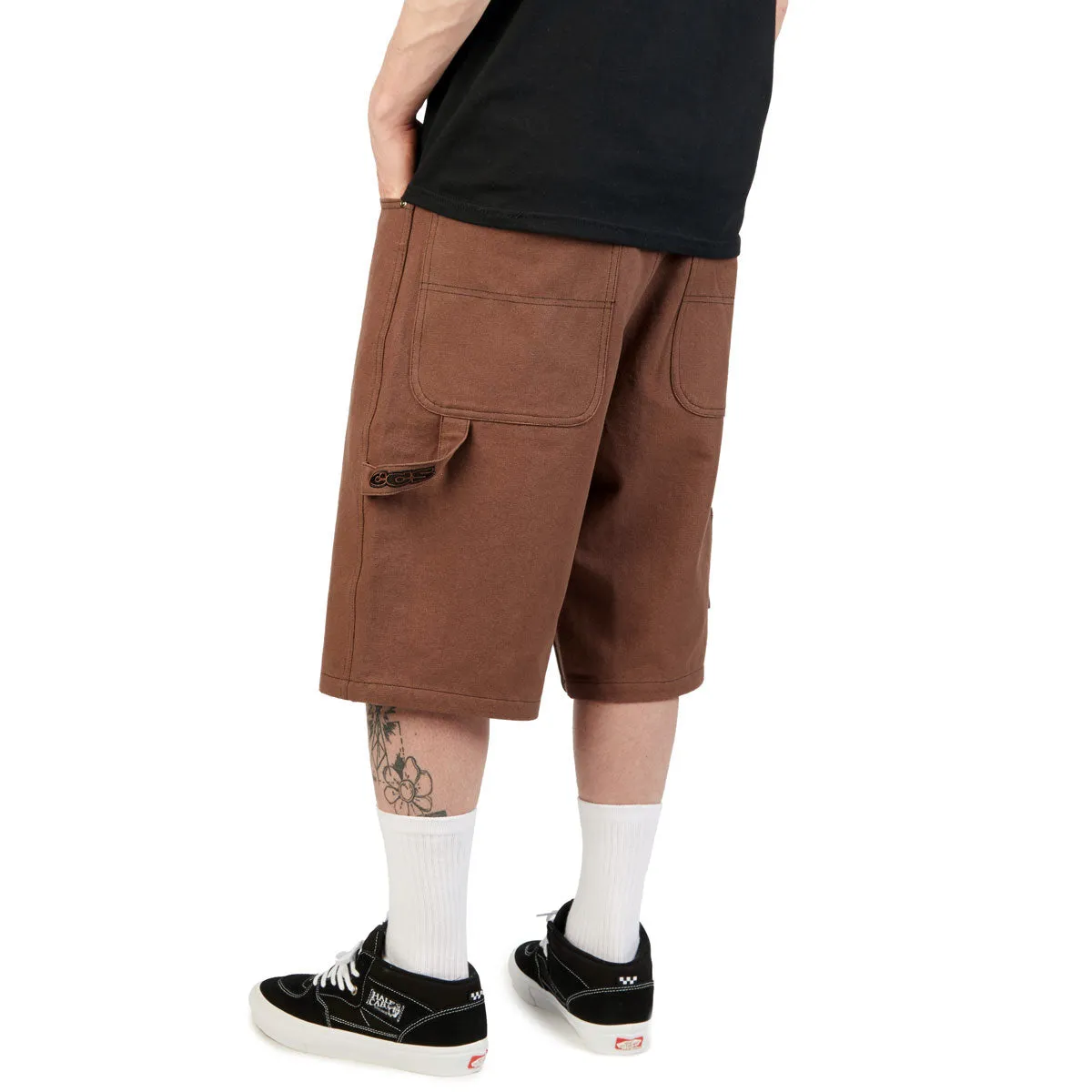 CCS Hammer Loop Canvas Shorts - Brown/Black Christmas gift Active Look