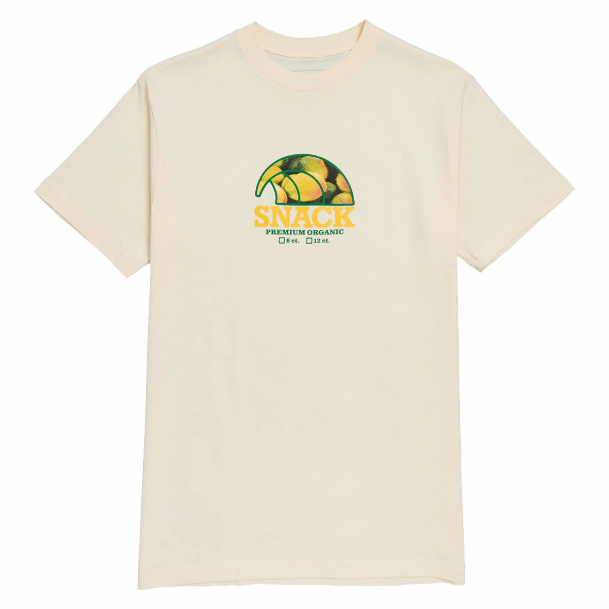 Snack Mango T-Shirt - Cream Comfy Essentials Wear